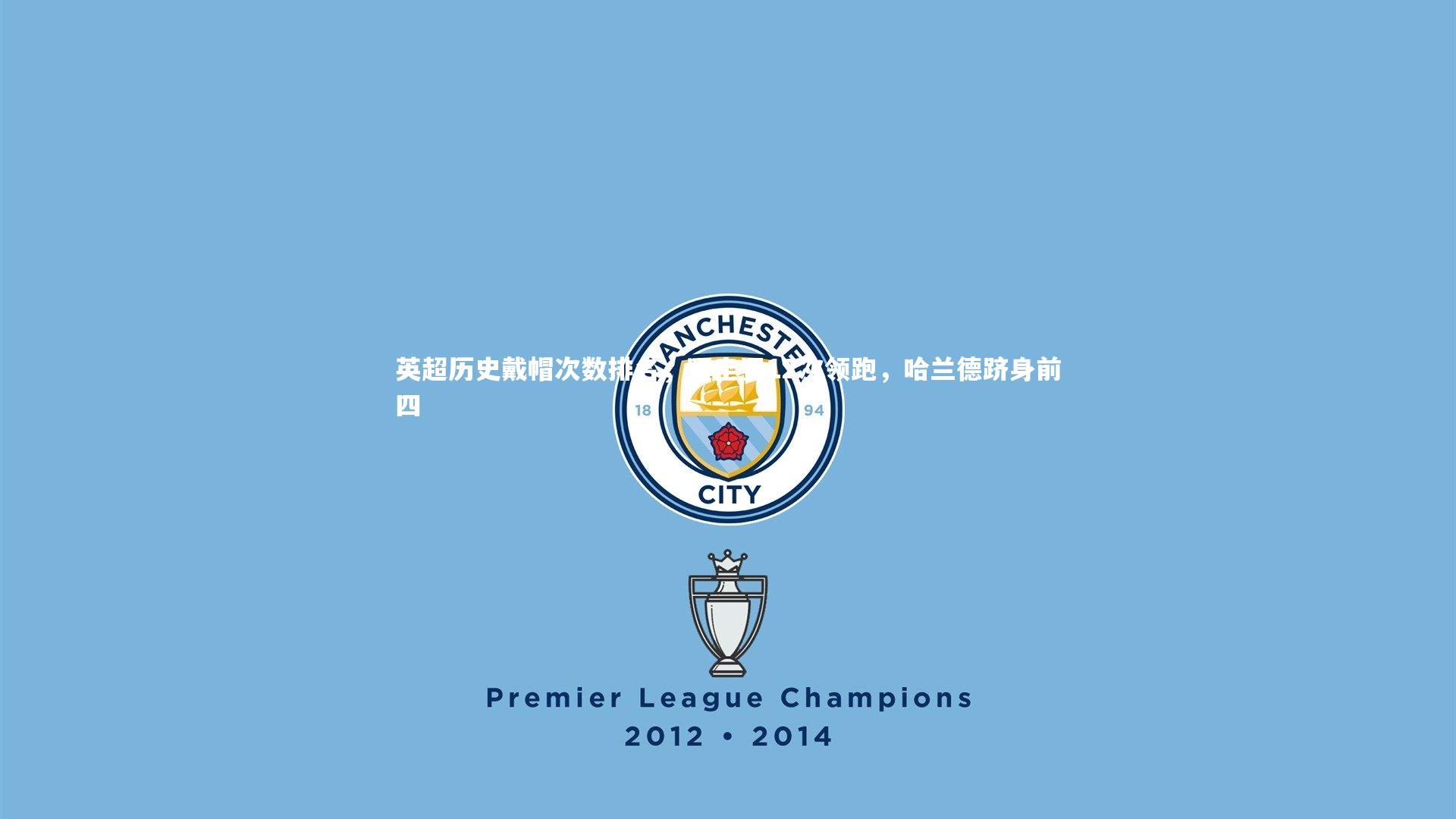 英超历史戴帽次数排名，阿圭罗12次领跑，哈兰德跻身前四